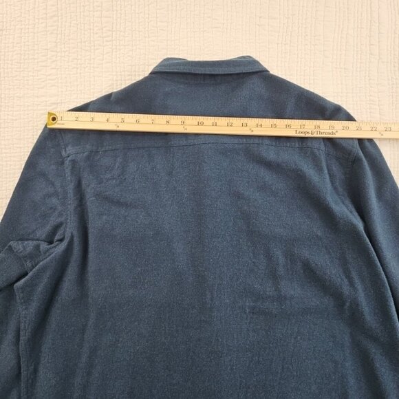 Red Head Brand Co. 2 Pocket Heavy Blue Flannel Shirt Men's 2XL Long Sleeve EUC - Picture 11 of 15